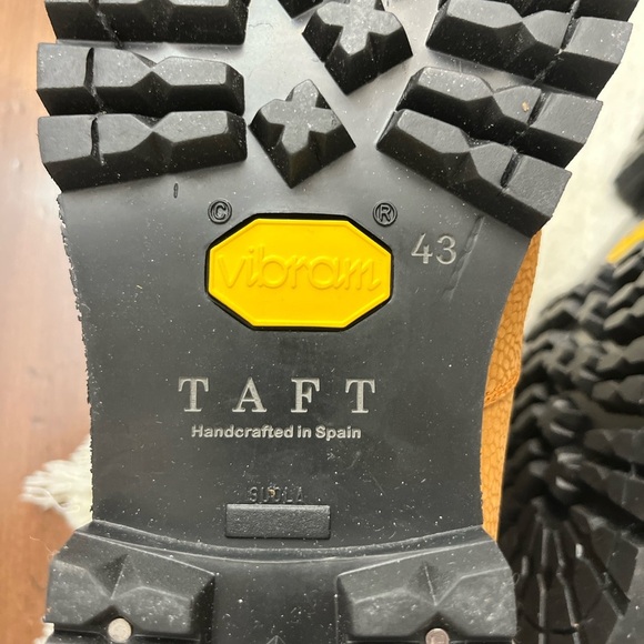 Taft Suola Viking Boot Size 43 US 10 Handmade In Spain Leather Hiking Vibram EUC - Picture 8 of 11